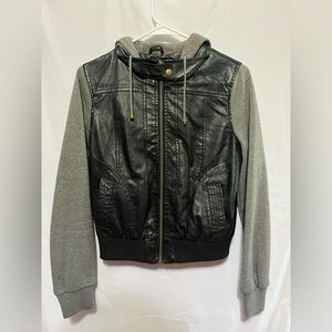Ambiance Two-Tone Jacket in Black and Gray